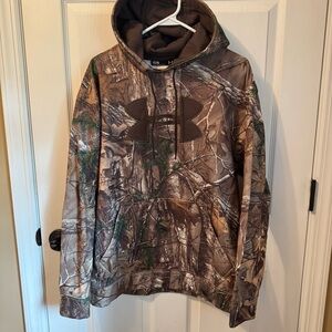 Under Armour RealTree Max-5 Camo Storm‎ Tech Men’s Medium Hoodie